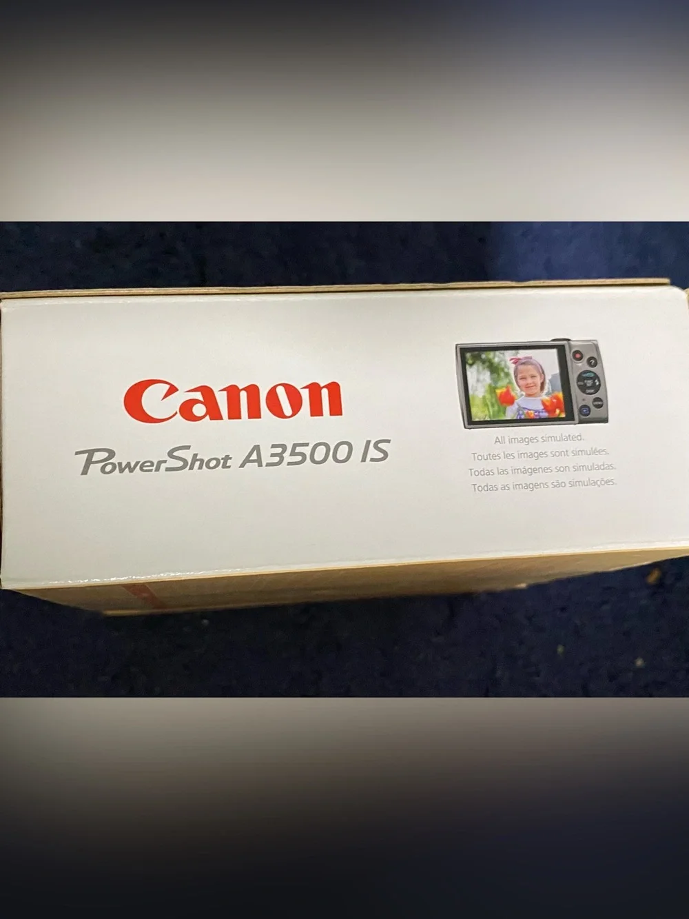 Canon PowerShot A3500 IS 16MP Red Digital Camera 5x WiFi NEW NOS w/ Box